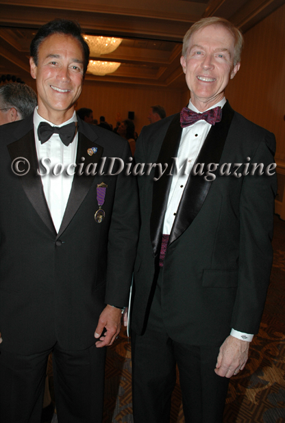SDPD Purple Heart Award winner Officer (fet.) Scott Johnston with Dale Miller